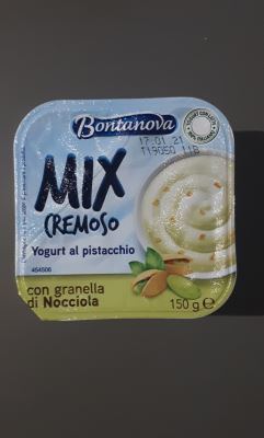 Mix cremoso yogurt al pistacchio