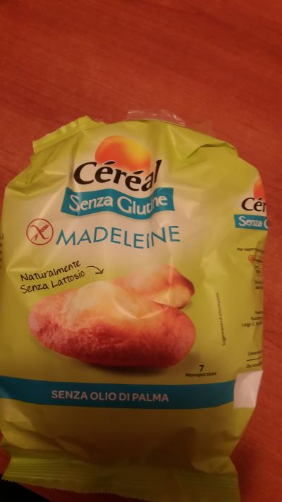 madeleine senza glutine