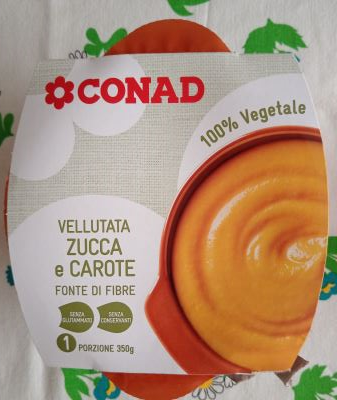 Vellutata di zucca e carote Conad