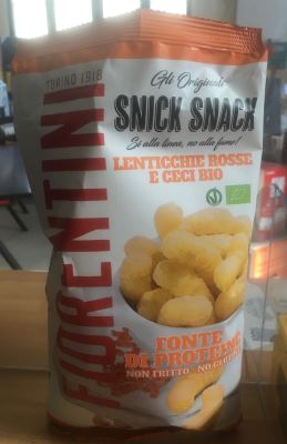  Snick Snack  lenticchie rosse e ceci bio