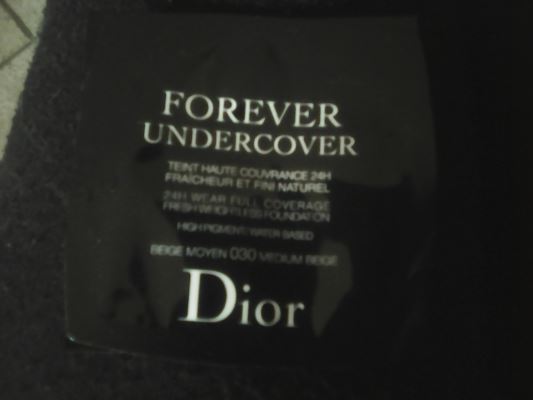 Dior fondotinta forever undercover