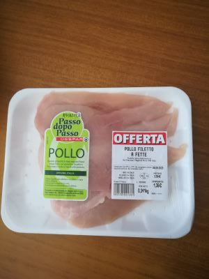 Pollo filetto a fette 