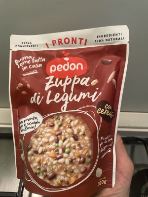 Zuppa di legumi pronta