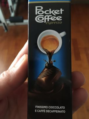 Pocket coffee  con caffè decaffeinato