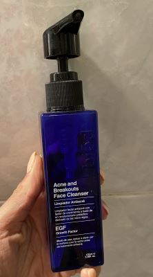 Acne and breakouts face cleanser