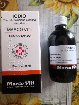 IODIO 7%/5% (soluzione cutanea alcoolica) 