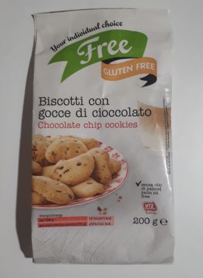 Biscotti con gocce di cioccolato 