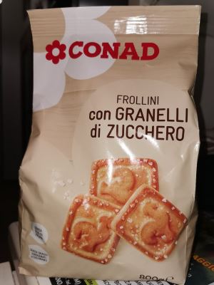 frollini con granelli di zucchero