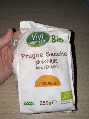 Prugne secche biologiche Coop