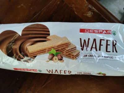 Wafer con crema alla nocciola 