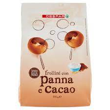 Frollini panna e cioccolato