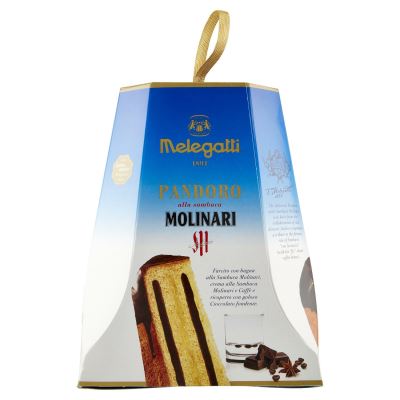 Pandoro farcito alla sambuca Molinari