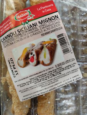 12 Cannoli siciliani mignon