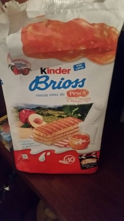 Kinder brioss morbida  alla pesca