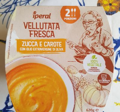 Vellutata di zucca e carote