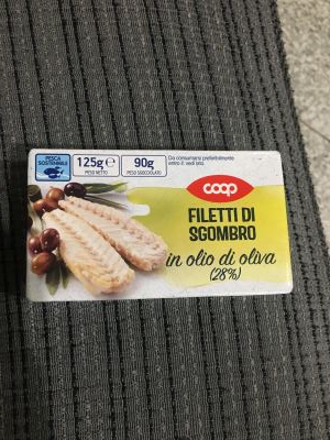 Filetti di Sgombro in olio d’oliva 