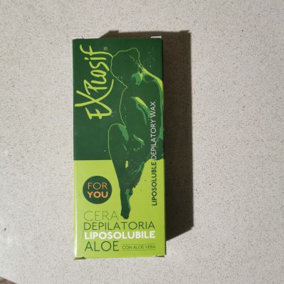 Cera depilatoria solubile con Aloe vera 